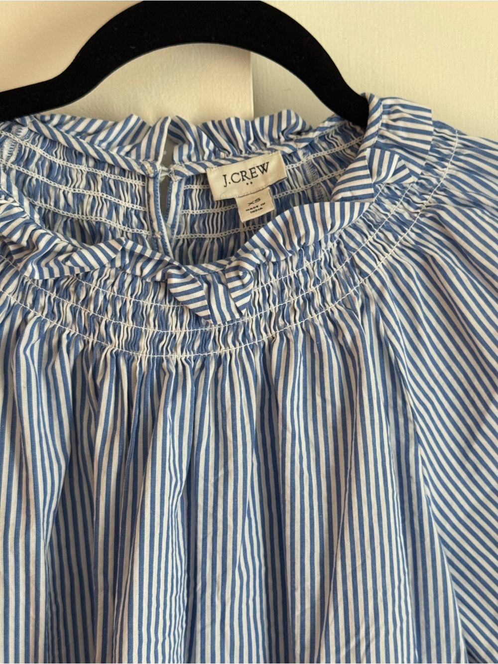 J Crew Ruffle Neck Blouse - Picture 2 of 3